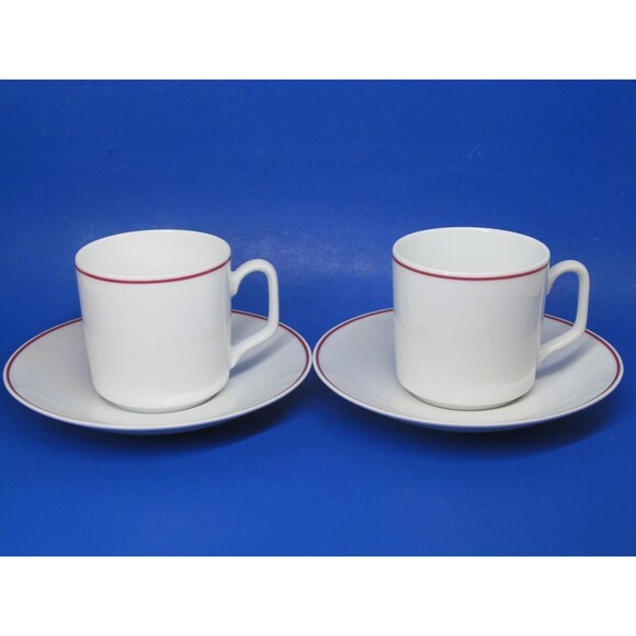 Royal Limoges Porcelaine Dure France Cup  Saucer Sets Bundle of 2 - Picture 1 of 16